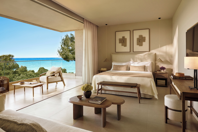 Tiara Holidays - Sani Club - family room grand balcony sea view